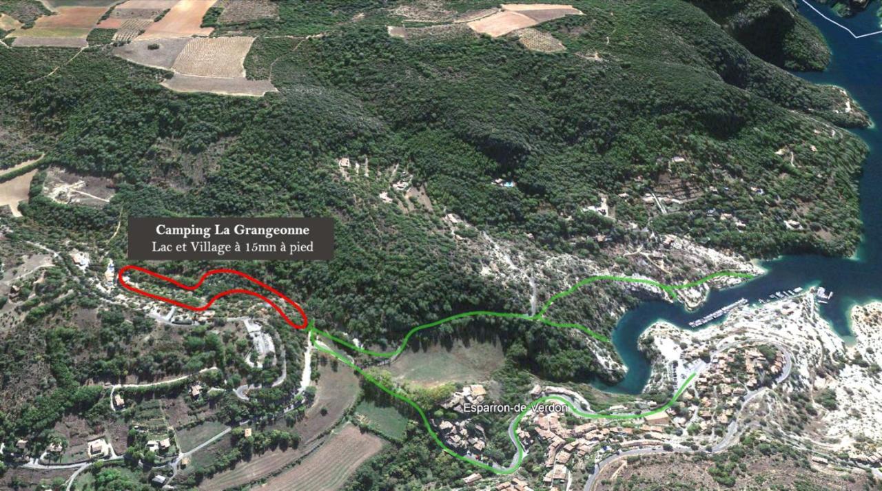 Camping La Grangeonne Esparron-de-Verdon Exterior photo